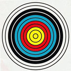 Delta 40 cm 4-Color Paper Target