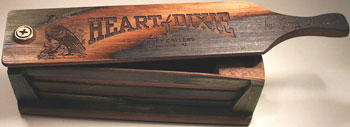 Heart of Dixie 100% Camo Custom  Box Turkey Call by Heart of Dixie for Turkey Hunters and Collectors
